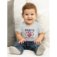 thumbnail image 2 of Infant First 4Th Of July Kisses T-Shirt Infant -Image by Shutterstock,  24 Months, 2 of 4