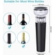 thumbnail image 2 of Wine Stoppers, 3 PACK Vacuum Wine Stoppers, Reusable Silicone Wine Bottle Stoppers with Built-in Vacuum Wine Saver Pump, Leak-free Wine Bottle Sealer Silicone Caps, Air Remover Bottle Corks Ormromra WRMH-541, 2 of 6