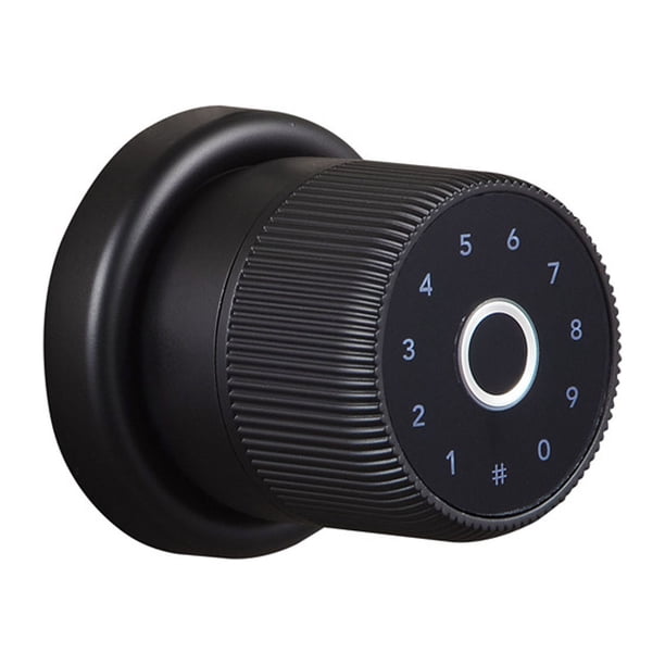 Puntoco-cerradura de puerta con huella dactilar, perilla de teclado numérico electrónico, cilindro de cerradura inteligente con huella dactilar, cerradura de puerta con contraseña para dormitorio