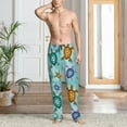 thumbnail image 6 of Lsque Turtles And Sea Print Men's Pajama Pants, Lounge Pant - Comfortable Home Wear,Elastic Waistband, Stylish Design-X-Large, 6 of 9