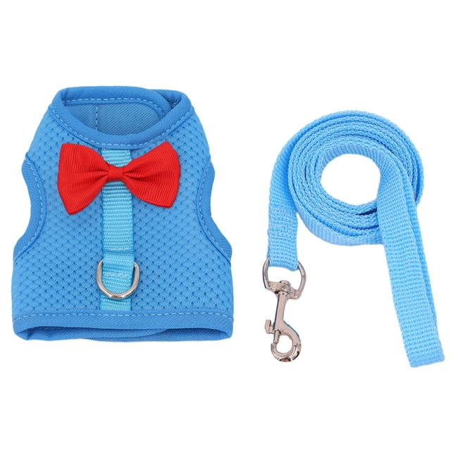 CSChome Pet Harness Leash Stylish Decoration Small Pets Pet Harness Leash - Rabbit Traction Harness for Outdoor Walking