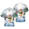 thumbnail image 3 of Hello Winter Shiba Inu Frosty Morning Walk Welcome Snowy Christmas Hawaiian Shirt Breathable Summer Unisex Merch Shibas Dog Lovers Gifts Idea - 02018, 3 of 6