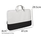 thumbnail image 2 of Funda para computadora portátil Funda protectora para computadora Manija Maletín Bolsa impermeable, resistente a los golpes, forro suave acolchado - Negro Zhivalor CPB-SSW2113-3, 2 of 5