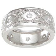 925 Sterling Silver Men's Wedding Band