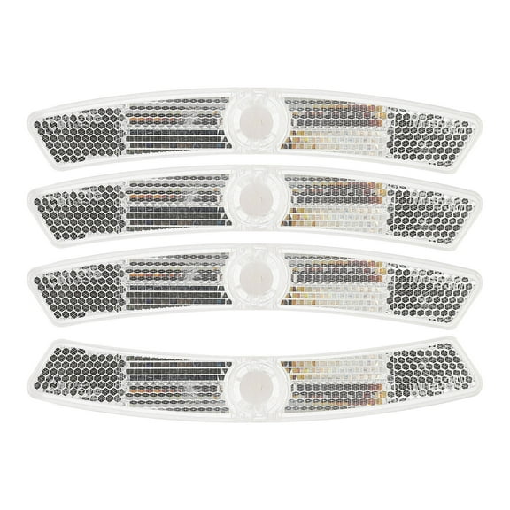 Hemoton 4pcs Bike Spoke Reflectors for Wheels Safety Visibility Accessories