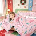 thumbnail image 4 of Manfei Cute Animals 7-Piece Twin Bedding,Christmas Print Bedding Comforter Set,Xmas Reversible, 4 of 7