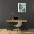 thumbnail image 3 of Urban Road 15x18 White Modern Wood Framed Museum Art Print Titled - Leopard, 3 of 4