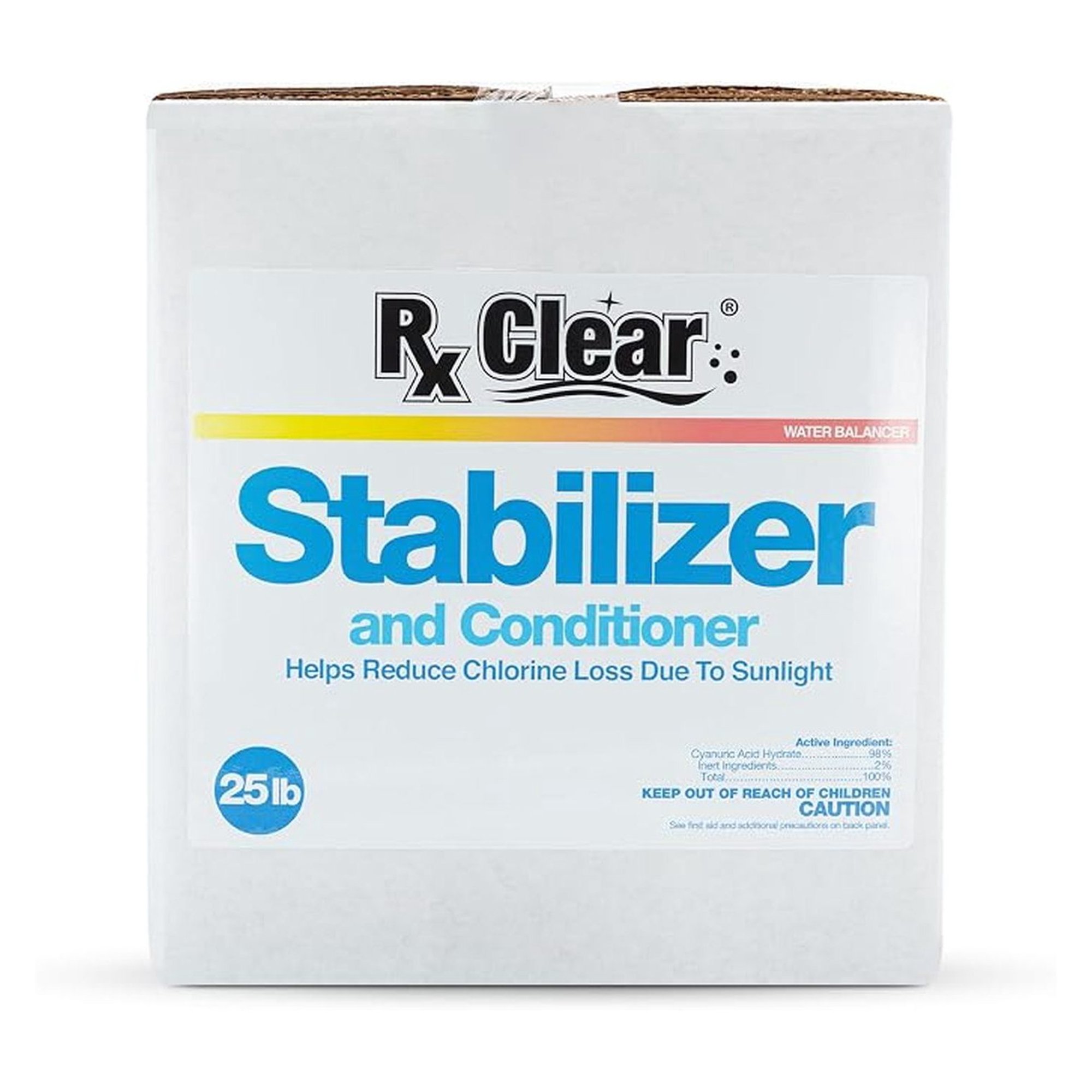 Swimming Pool Stabilizer and Conditioner | Water Balancer | Cyanuric Acid for Swimming Pools | Longer Lasting Sanitation | Helps Reduce Chlorine Loss Due to Sunlight | 25 Pounds