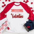 thumbnail image 4 of Otqutp Children Tops Kids Baby Valentine's Day Long Sleeve T Shirt Girls Boys Letter Heart Print Blouse Valentine Oversized Crewneck Tees(Red-b,12-18 Months), 4 of 5
