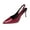 Wine, variant on Black Women Sandals Pointed Toe High Heel Patent Leather Closed Toe Comfortable Walking Shoes For Everyday Use