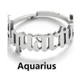 thumbnail image 1 of Fiudx Anillo de Acero Inoxidable, Elegante Diseño de Doce Letras, Detalles de Piedras Preciosas Brillantes, Accesorio de Moda Versátil, Regalo de Fiesta, Boda, Compromiso, Perfecto para Amigos y Cele, 1 of 2
