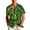 ZS-Green—Button Up Shirts, variant on BVOFAR Men's Summer Beach Shirts Short Sleeve Button Down Shirt St. Patrick's Day Printed Top Cuban Resort Wear Green XXXL