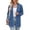 Blue, variant on Zeagoo Cardigan for Women Long Sleeve Open Front Sweaters Casual Loose Lightweight Cardigans with Pockets