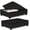 Black, variant on odorsTT Black Large-Capacity Wheeled Under-Bed Storage Box, Foldable Storage Container with Casters, Ideal for Clothes, Bedding, Toys, Saves Space In Bedrooms and Dorm Rooms