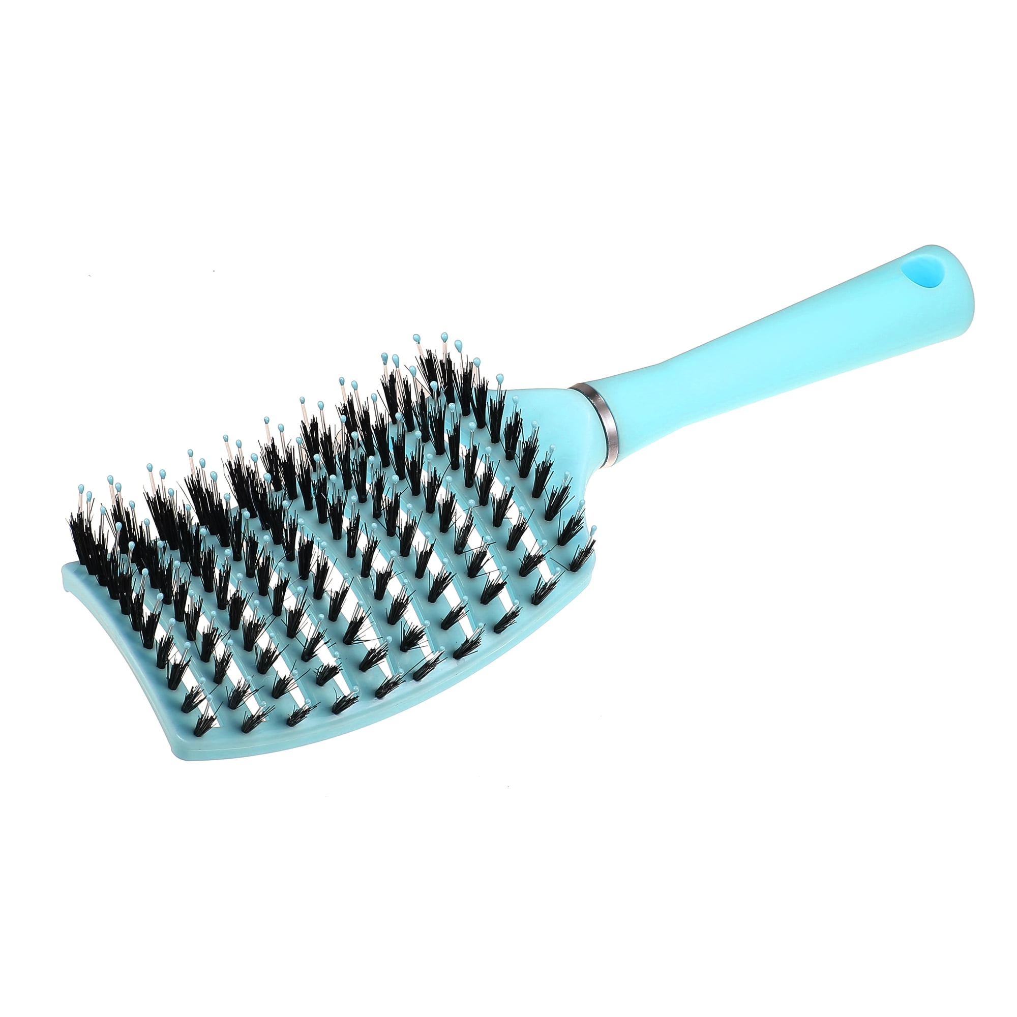 Unique Bargains 1Pc Vent Detangling Brush with Detangling Pins Hair Comb Blue