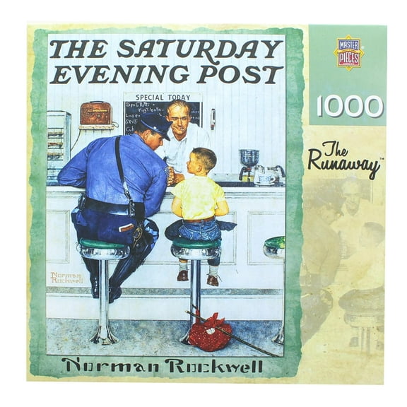 MasterPieces 1000 Piece Jigsaw Puzzle | The Runaway by Norman Rockwell