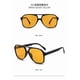 thumbnail image 2 of Vintage Retro Sunglasses For Women Men Classic Large Squared Aviator Frame Uv400 Trendy Orange Glasses G, 2 of 2