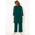 thumbnail image 3 of Catherines Women's Plus Size 3-Piece Sequin Tank Pant Suit, 3 of 5