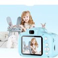 thumbnail image 4 of Cámara para niños, cámara fotográfica digital para niños, cámara selfie, cámara digital de 2 pulgadas, 8 m píxeles, con luz de flash, cámara divertida para niño y niña, tarjeta SD de 32 GB, azul,, 4 of 6