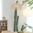 thumbnail image 4 of GOOHOCHY Hand Woven Rope Small Lampshade Light Brown for Indoor Ceiling and Table Lamps, 4 of 5