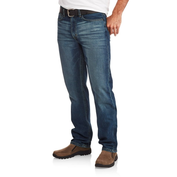 Men's Straight Fit Jeans - Walmart.com