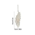 thumbnail image 3 of Christmas Decorations Christmas Tree Pendant Snowflakes Flower Garlands and Bowknots Shaped Ornaments Christmas Gifts (Feather), 3 of 6