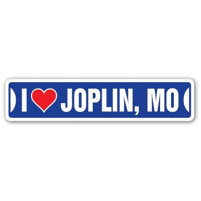 SignMission SSIL-Joplin Mo Street Sign - I Love Joplin, Missouri