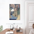 thumbnail image 3 of Elephant Stock The Monkey Bridge In The Kai Province Wall Art - Vertical Canvas Wall Art - Living Room Wall Decor - Nature Canvas - Blue And Beige Decor By Utagawa Hiroshige - 20" x 30", 3 of 8