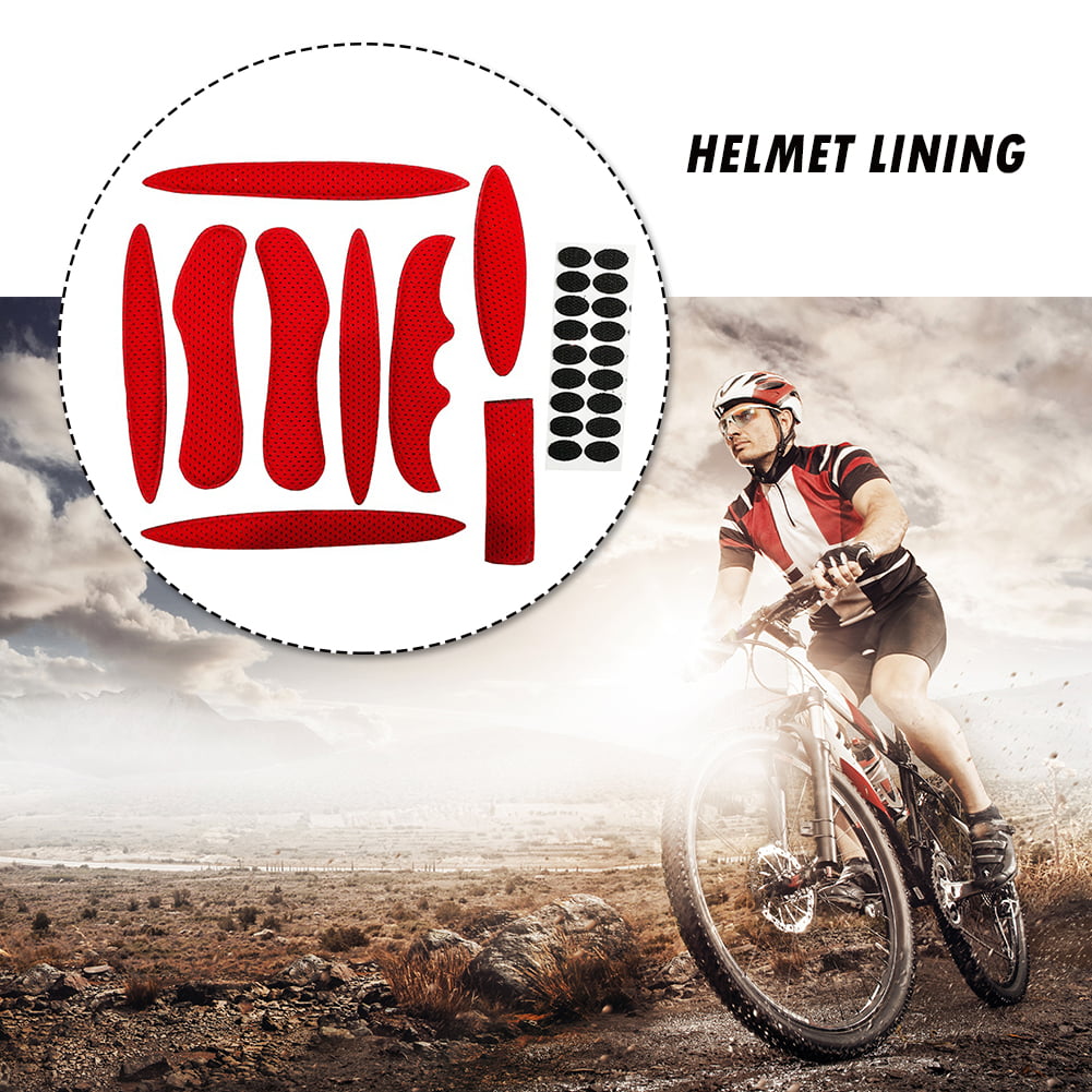 27pcs Cycling Helmet Inner Pads Kit Sealed Lining Sponge for Motorcycle  NE 
