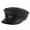 Black, variant on Fashion Genuine Leather Hat Hi-gh Qu-ality Flat Cap For Men Women Army Mili-tary Hats Autumn Winter Leather Caps ,Classic Design