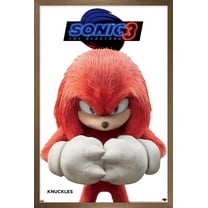 Sonic The Hedgehog 3 - Knuckles Feature Series Wall Poster, 22.375" x 34" Framed
