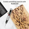 thumbnail image 5 of Electric Engraving Pen with 30 Bits, Portable Engraving Pen Tool Kits, DIY Rechargeable Engraving Machine for Jewelry Wood Glass Stone Carving, Gray, 5 of 6
