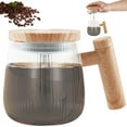 thumbnail image 4 of Ihvewuo Self Stirring Mug 400ml Glass Electric Stirring Mug Battery Powered Self Mixing Mug High Speed Electric Mixing Cup Portable Self Stirring Coffee Mug with Handle Clear Auto for Coffee Milk, 4 of 11