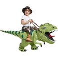 thumbnail image 1 of Disfraz inflable de dinosaurio T-Rex One Casa para niños 7 a 10 años, 1 of 3