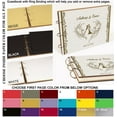thumbnail image 6 of Darling Souvenir Personalized Engraved Laser Cut Wedding Guest Book Wooden Cover Sign-in Book Registry Guestbook Scrapbook-68, 6 of 7