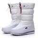 thumbnail image 1 of Botas de nieve de invierno para exterior, zapatos gruesos y cálidos con relleno de algodón para mujer, botas de media pantorrilla impermeables antideslizantes de talla grande, 1 of 6