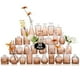 thumbnail image 1 of Juego de 30 minijarrones vintage de vidrio transparente Vase Arme, 1 of 7