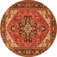 thumbnail image 1 of Ahgly Company Indoor Round Persian Orange Traditional Area Rugs, 6' Round, 1 of 1