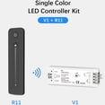 thumbnail image 5 of 3X LED Atenuador 12V 5V 24V 36V 8A Interruptor RF Inalámbrico PWM con 2.4G Ajuste de Brillo Contacto Remoto para Tira de Un Solo Color LED, 5 of 5