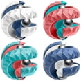 thumbnail image 1 of MesaSe 4Pcs Track Pinball Finger Spinner Creative Orbit Ball Toy Pinball Gyro Educational Orbit Ball  Cubes Toy Decompression Pinball Finger Toys Reusable Pinball Track Cube Toy for Child, 1 of 6