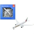 thumbnail image 2 of Airbus A350-900 Commercial Aircraft "Emirates Airlines" White with Striped Tail 1/400 Diecast Model Airplane by GeminiJets, 2 of 2