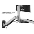 thumbnail image 5 of Mount-It! Standing Computer Work Station with Articulating Monitor Mount, Keyboard Tray Arm and CPU Holder, 5 of 8