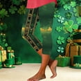 thumbnail image 2 of Leggings Capri para Mujeres Yoga Capri Calcetines Día de San Patricio Unisex Impresión Cintura Alta Control Abdominal 3/4 Longitud Pantalones de Entrenamiento, 2 of 5