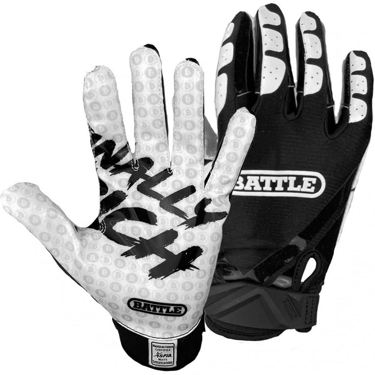 【M】BATTLE Finally Rich 2.0 アメフト グローブ Battle Sports Finally Rich Adult Football Gloves - Medium