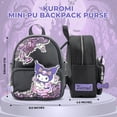 thumbnail image 4 of Mochila de accesorio AI INNOVACIONES Kuromi mini 27 cm cuero sintético, 4 of 8