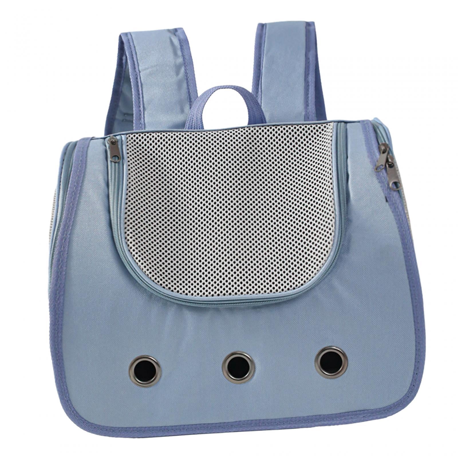 oshhnii Cat Backpack Carrier Comfortable Ventilation Portable Breathable Dog Cat Carrier Blue