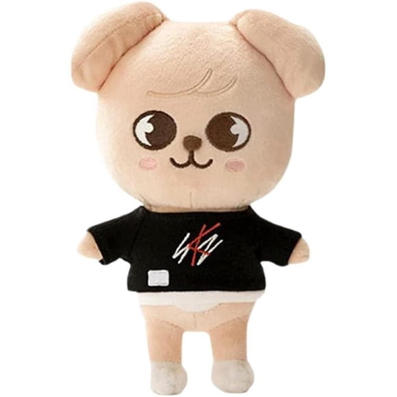 21cm Cute Beige Puppy Plush Toy, Soft Stuffed Cartoon Dog Doll, Kawaii Animal Plush Gift for Kids
