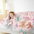 thumbnail image 5 of Homewish Ribbon Bow Knot Bedding Comforter Set,Cartoon Bowtie Twin Comforter Sets,Colorful Bowknot Bedding Set For Girl,Breathable Home Decor Reversible,2pcs, 5 of 9