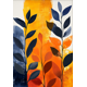 thumbnail image 1 of Qisvanset Framed Canvas Wall Art 12x16 Inch Maximalist Psalm Matisse Floral Bible Wall Art, 1 of 5