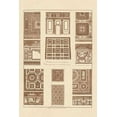 thumbnail image 2 of Buhlmann, J. 17x24 Gold Ornate Wood Framed with Double Matting Museum Art Print Titled - Ceilings with Bays, 2 of 4